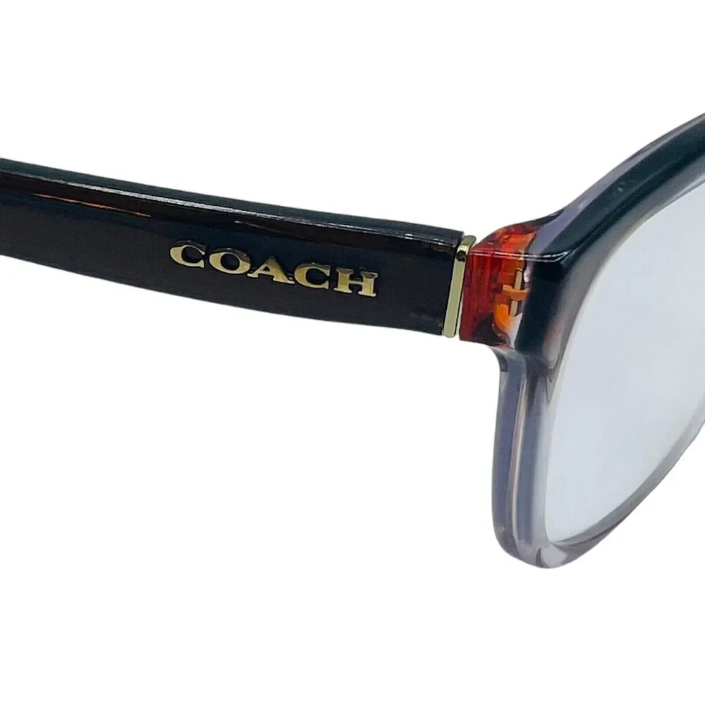 Coach Eyeglasses HC 6089 5401 Purple Brown Gradient/Brown Frame 51[]16 135
